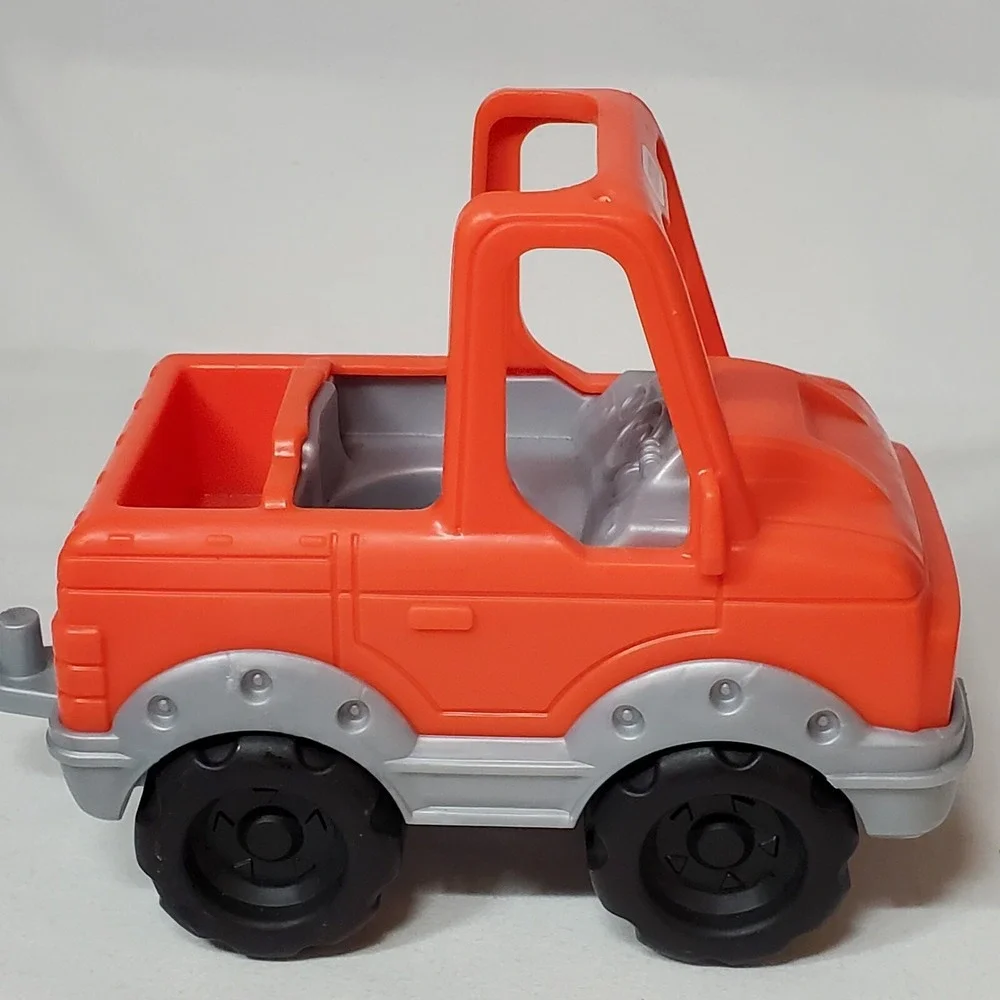 Fisher Price Little People Help a Friend Orange Pick Up Truck ATV Off Road 2017